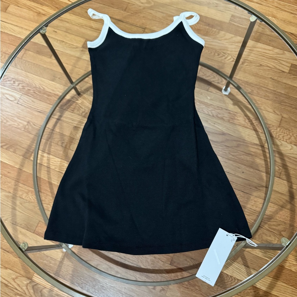 saturdays NYC black naomi mini dress